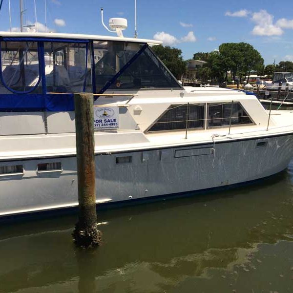 1990 42ft. Carver Aft Cabin Motorboat – Palm Harbor Yacht Sales